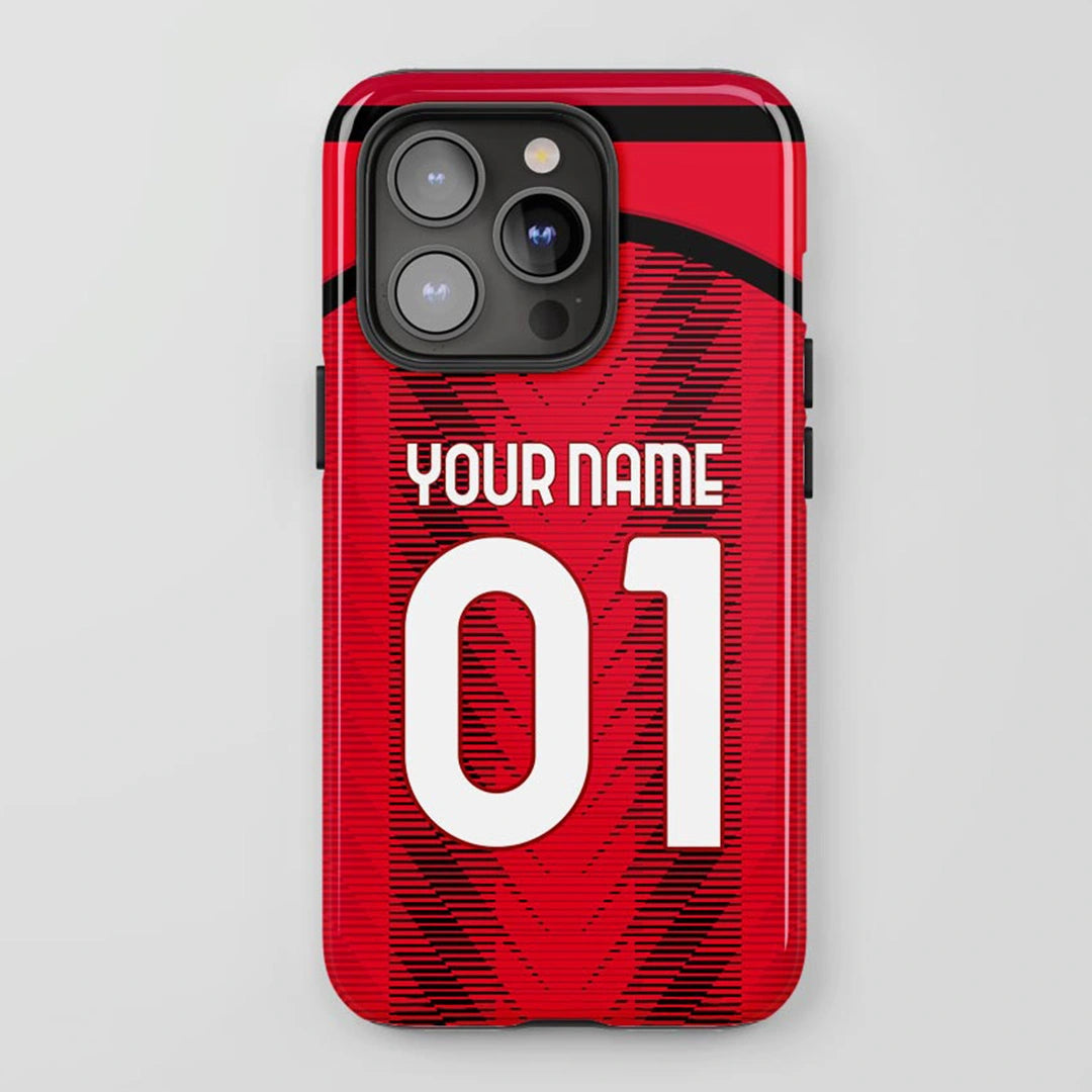 AC Milan Home Custom Jersey Phone Case Football Soccer Sport