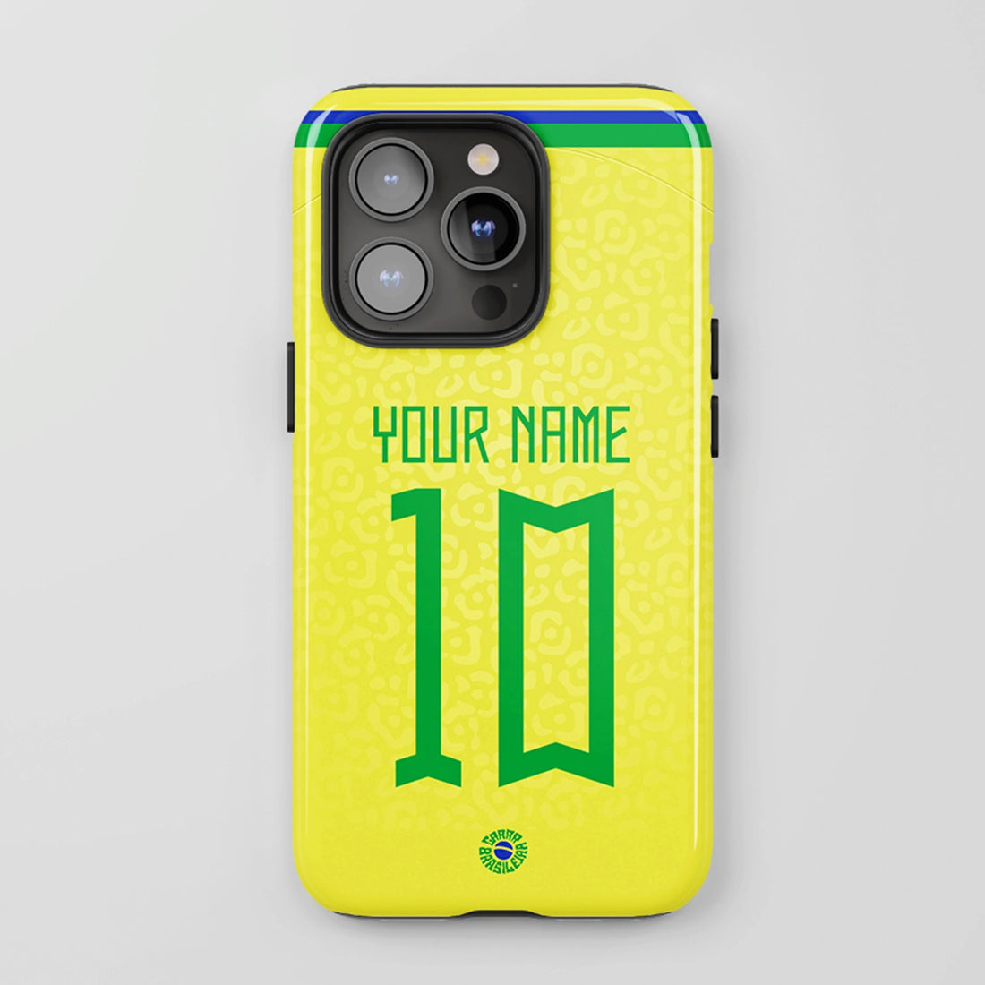 Brazil National Home Custom Jersey Phone Case Football Soccer Sport