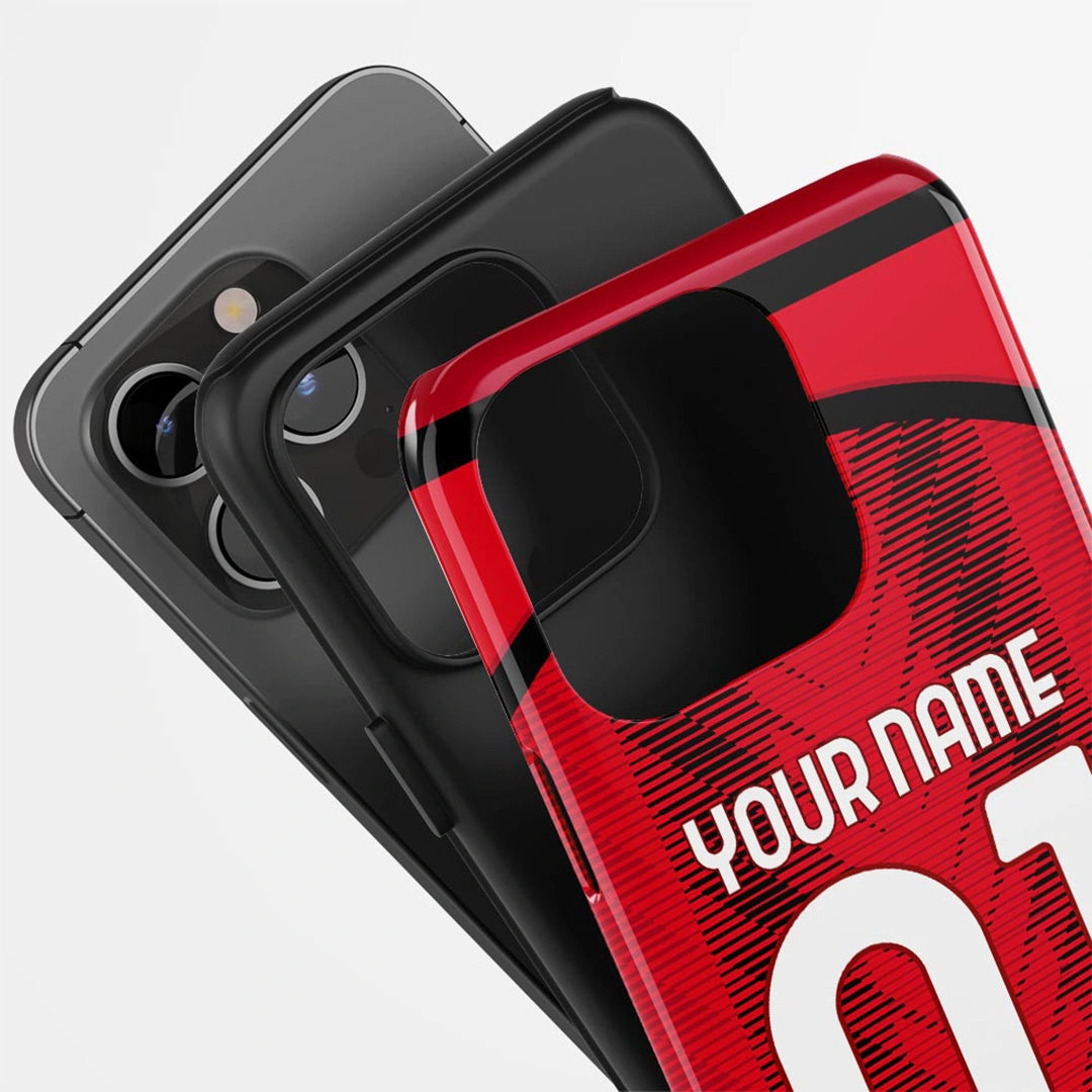 AC Milan Home Custom Jersey Phone Case Football Soccer Sport