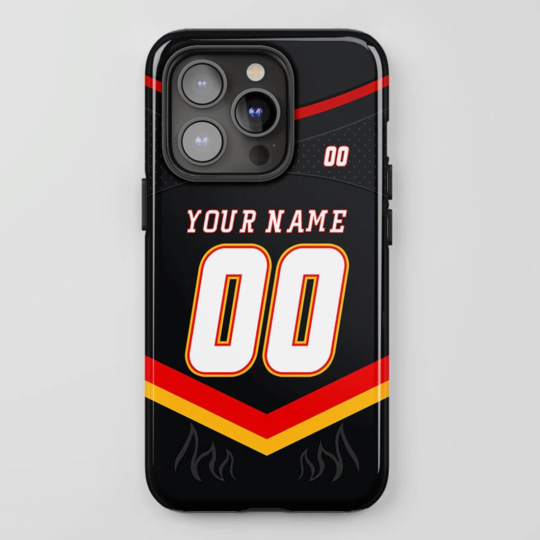 Calgary Flames Away Custom Jersey Phone Case Ice Hockey Sport