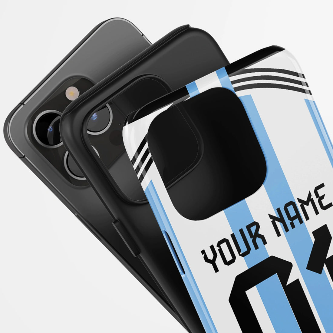 Argentina National Home Custom Jersey Phone Case Football Soccer Sport