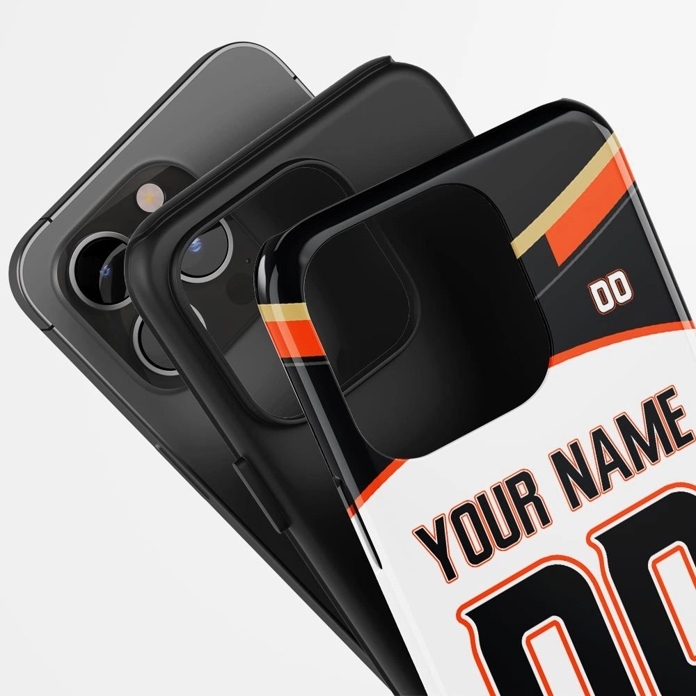 Anaheim Ducks Away Custom Jersey Phone Case Ice Hockey Sport
