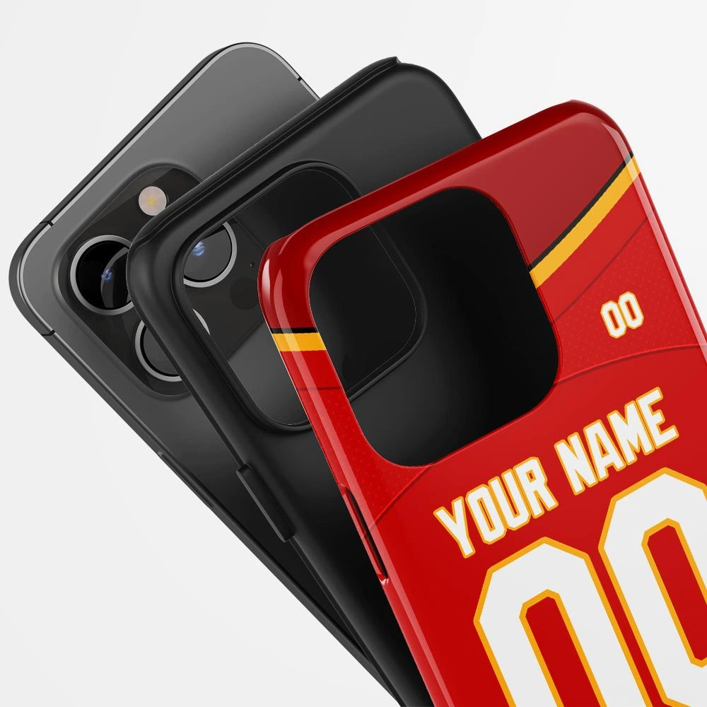 Calgary Flames Home Custom Jersey Phone Case Ice Hockey Sport